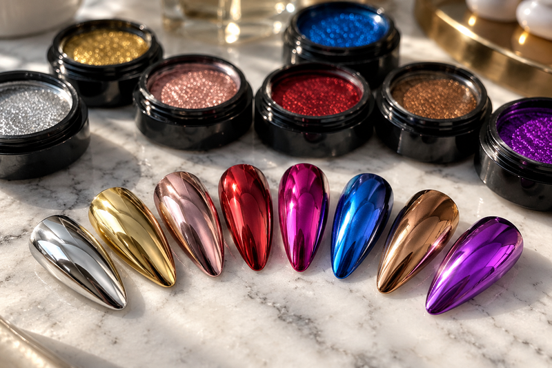 Eight mirror shades
