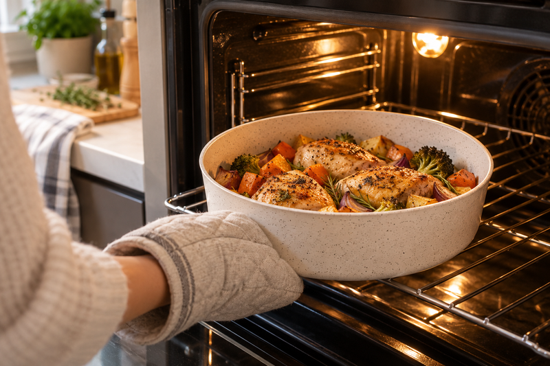 Stove to oven