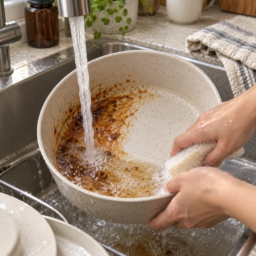 Rinses away
