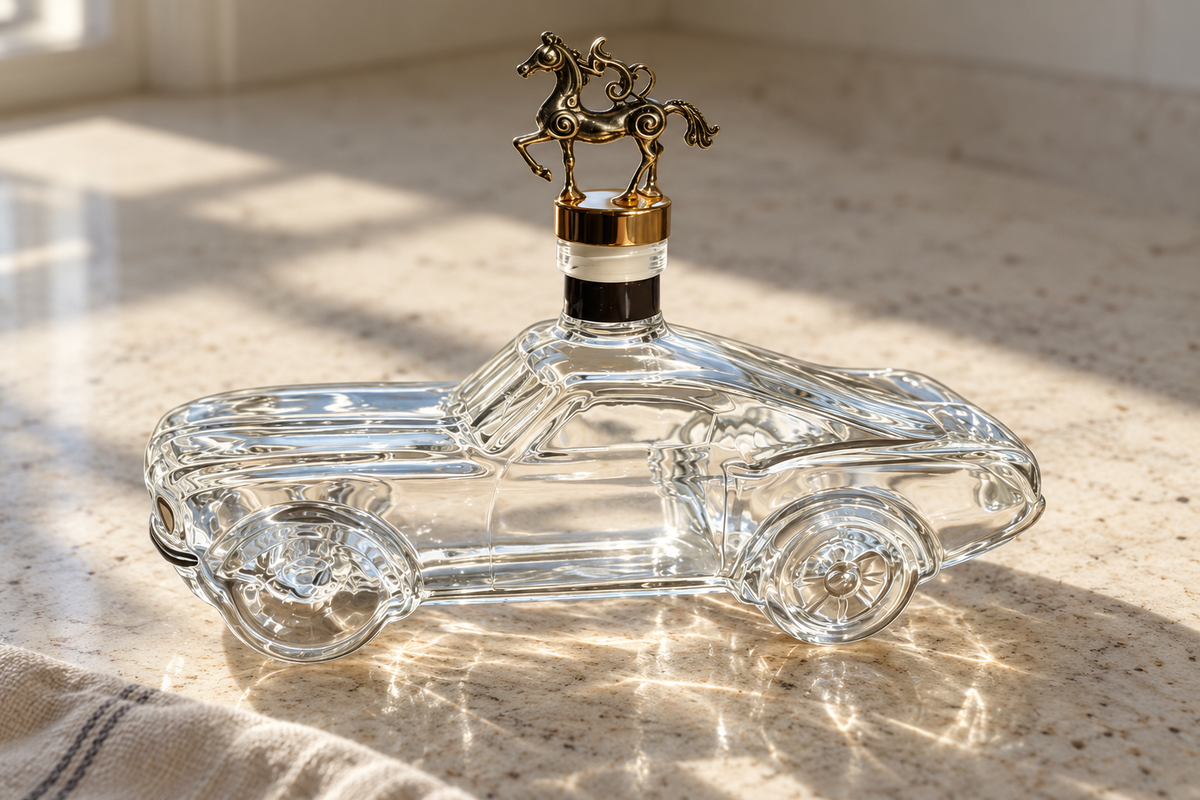 Clear glass, made to personalize