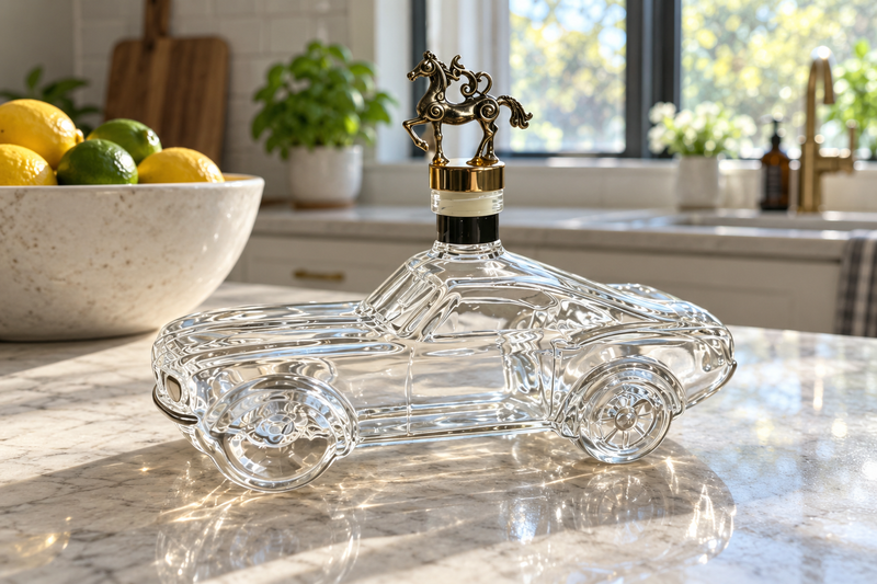 Car-shaped glass