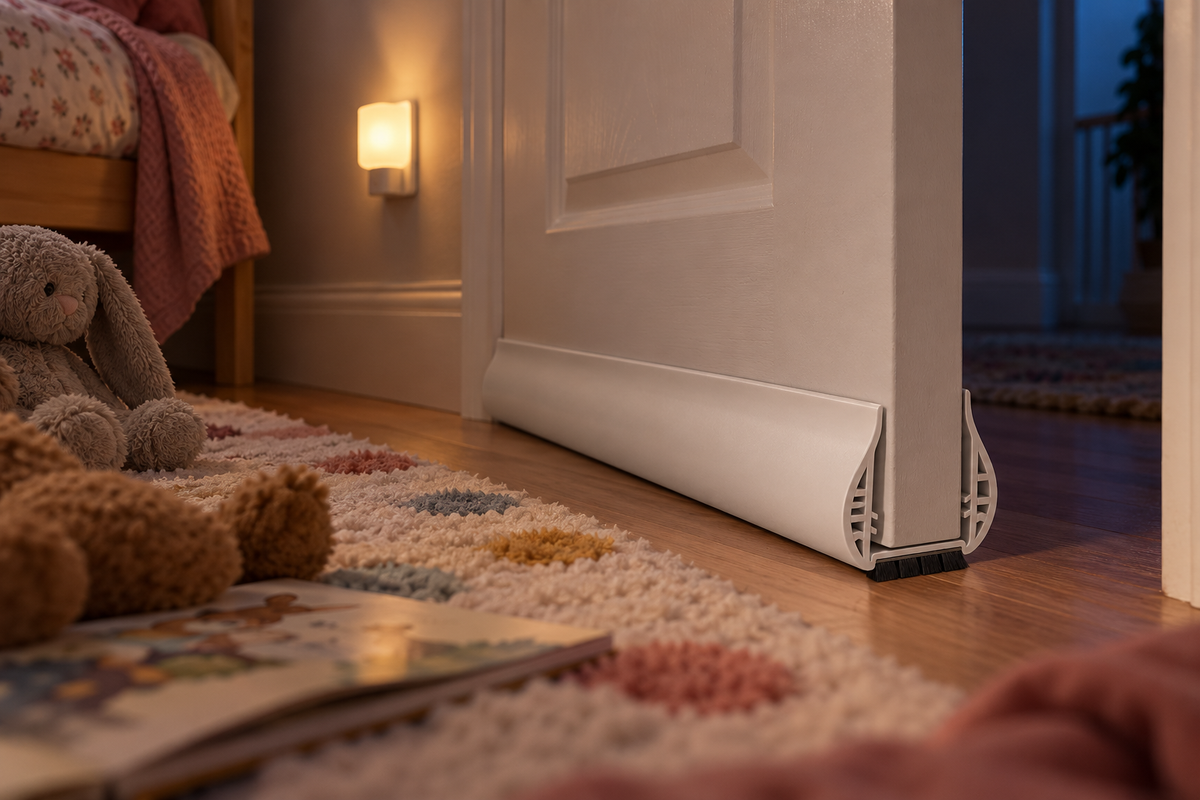 Close the gap under your door