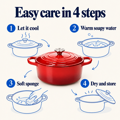 Easy care in 4 steps