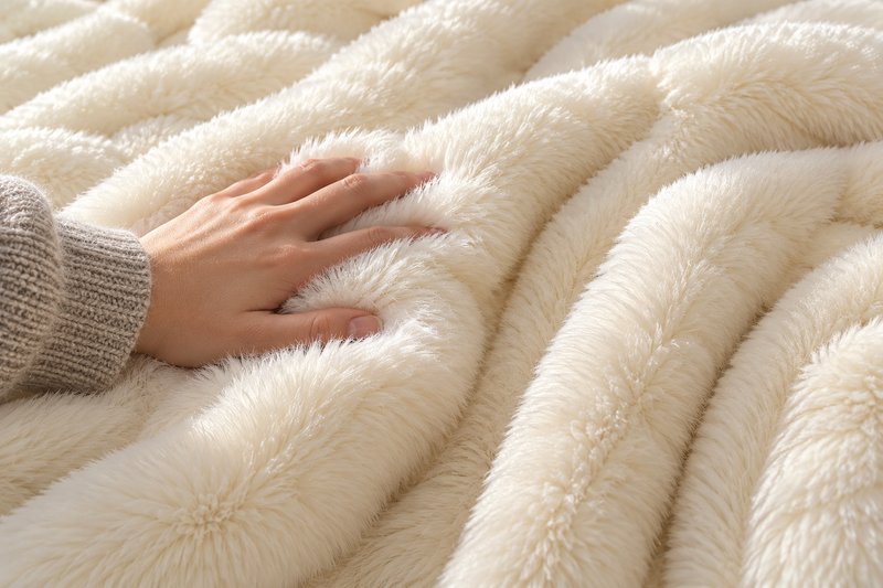 Long faux fur
