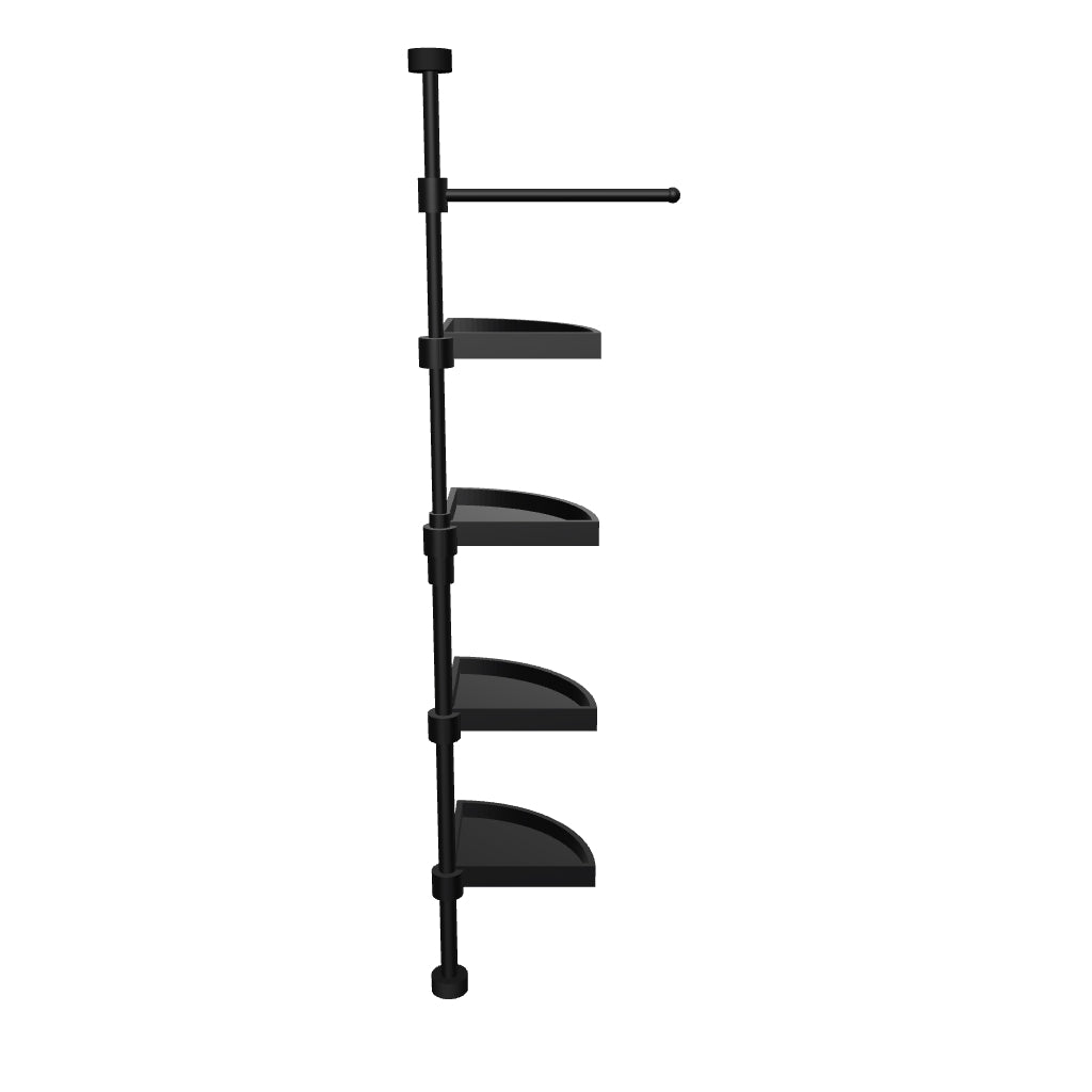 Corner shower caddy 3D model, rotate to view from every side