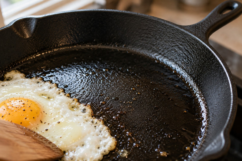 Pre-seasoned surface