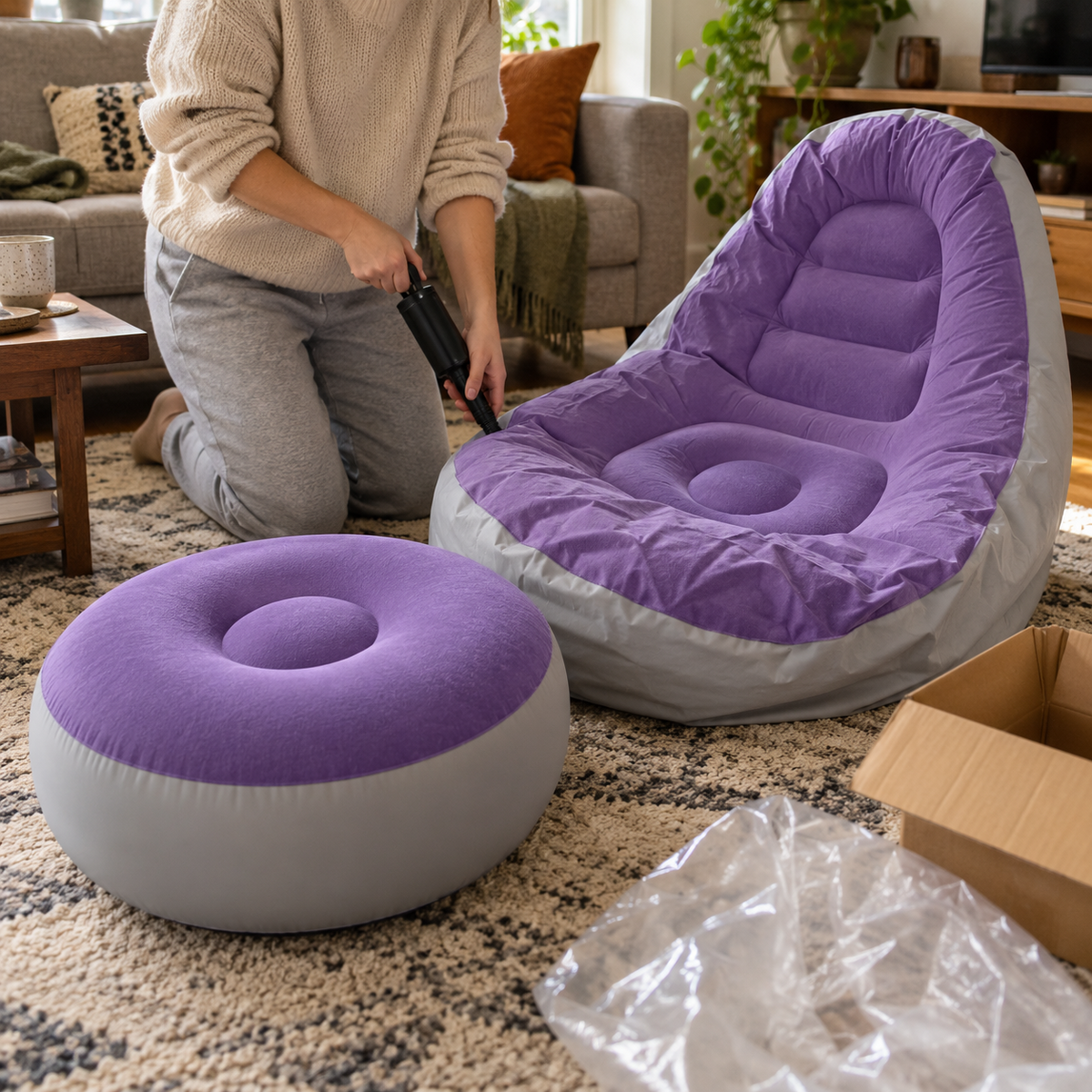 Folds flat, packs away
