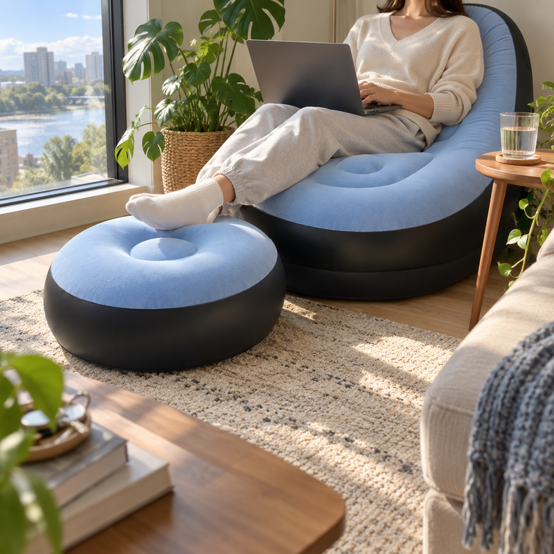Chair and ottoman
